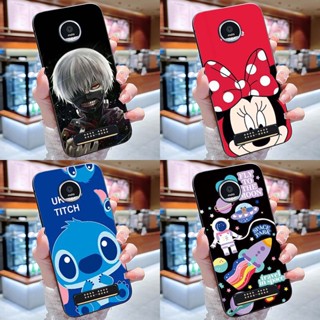 Para Motorola Moto Z Play Capa De silicone Macia TPU Telefone De Mão Protetora Anime Estampa Pintada Colorida De Desenho Animado