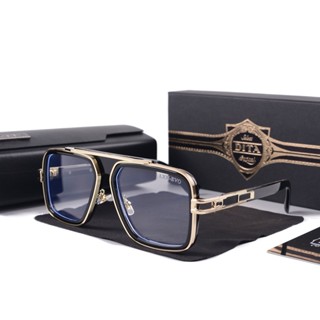 Óculos De Sol Piloto Vintage Masculinos Quadrados Femininos Moda Designer Sombra Luxuoso Armação Dourada UV400 Gradiente LXN-EVO DITA