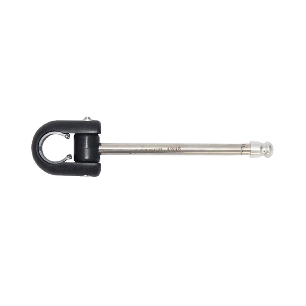 Antena 6 estagio de guidão inoxidavel c/ abraçadeira de fibra p/ corta linha cortante chilena cerol