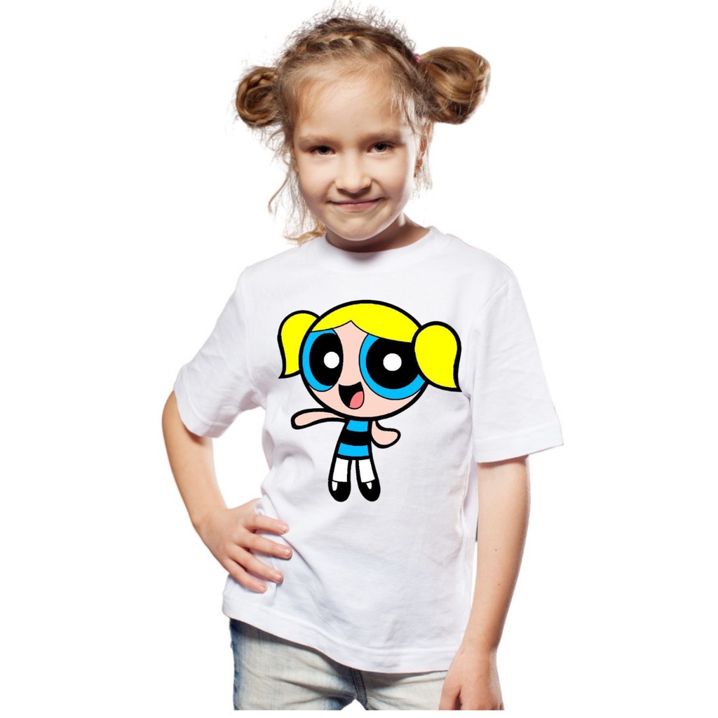 Camiseta T-shirt Blusa INFANTIL FEMININA SUPER PODEROSA LINDINHA