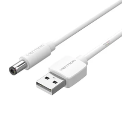 Cabo Energia Alimentação USB A Para Dc 5,5mm Carregador Abajur Astronauta 3A 1m Vention