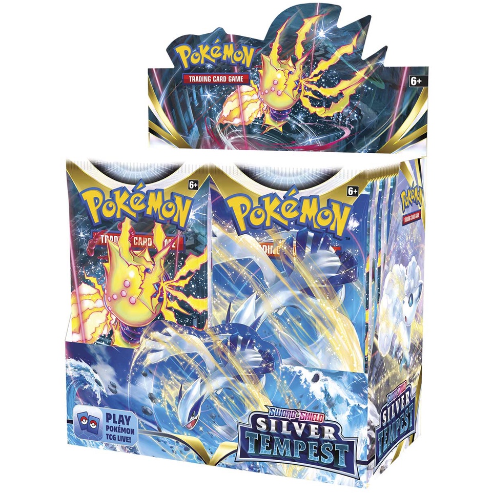 Booster Box Tempestade Prateada EE12 Pokémon TCG Oficial COPAG Caixa de
