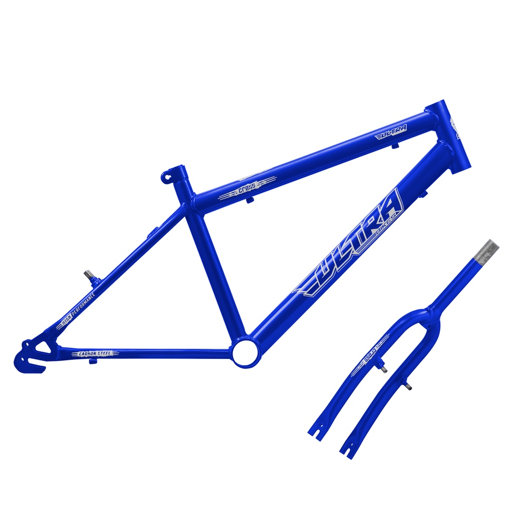 Quadro Bicicleta Aro 20 Ultra Bikes Em Aço Carbono Com Garfo Masculino Freios V Brake - Sports & Outdoors