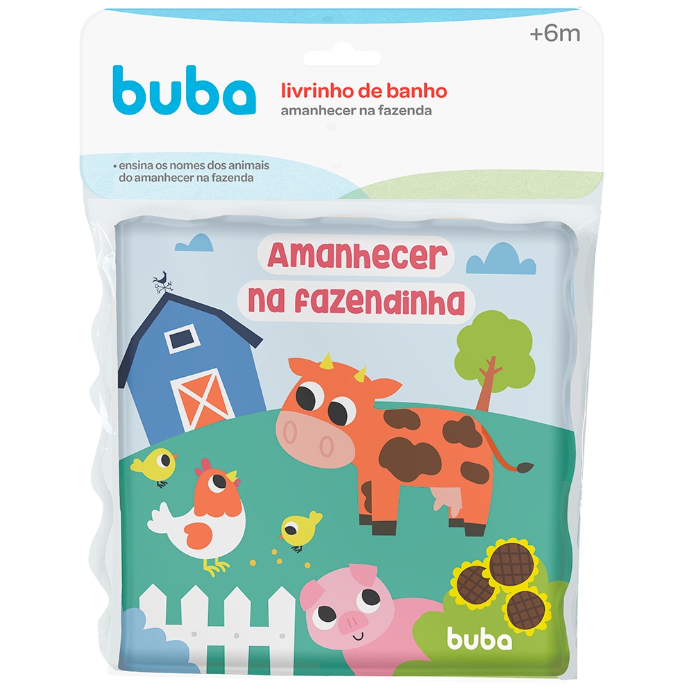 Livrinho De Banho Amanhecer Na Fazendinha 15357 - Buba em Oferta na Shopee