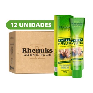 12 Pomada Massageadora Canela de Velho 150g - Rhenuks em Oferta na Shopee