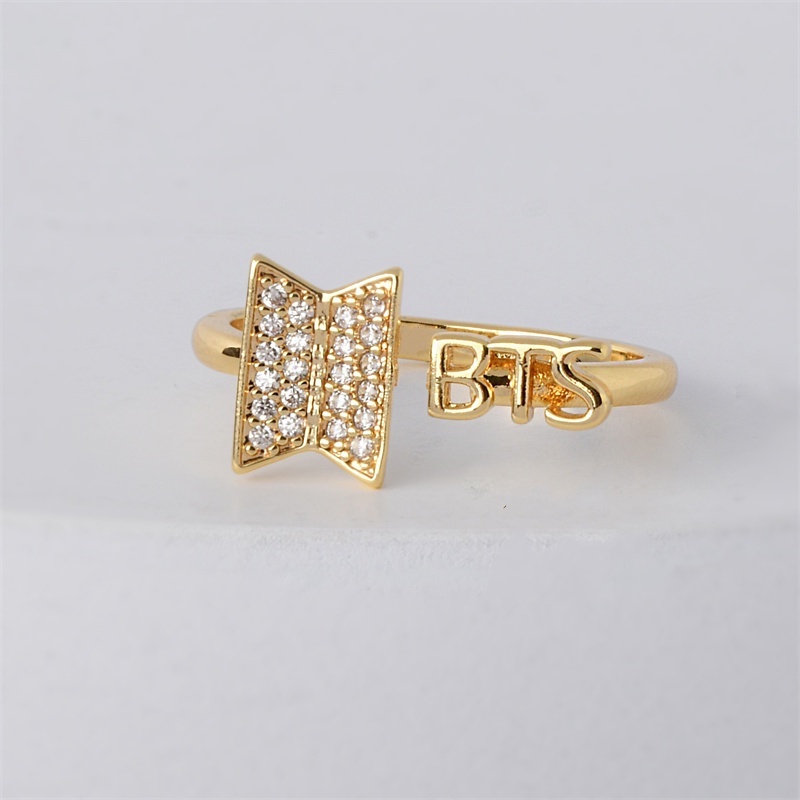 Kpop Bangtan Boys Inspirado No Exército Anel Ajustável Para Acessórios Femininos em Oferta na Shopee
