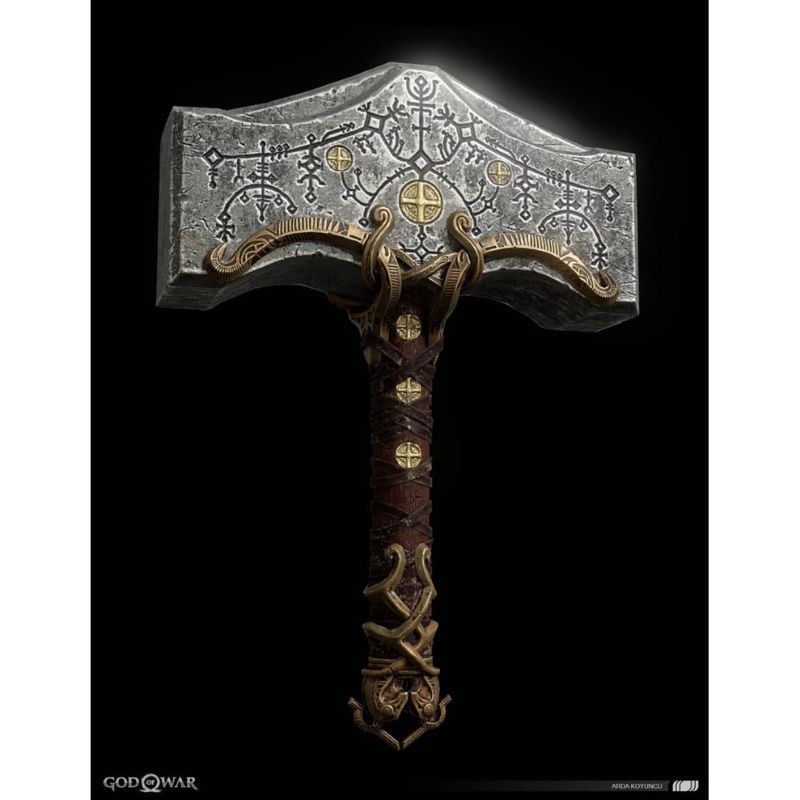 Martelo do Thor - Mjölnir - God of War Ragnarok