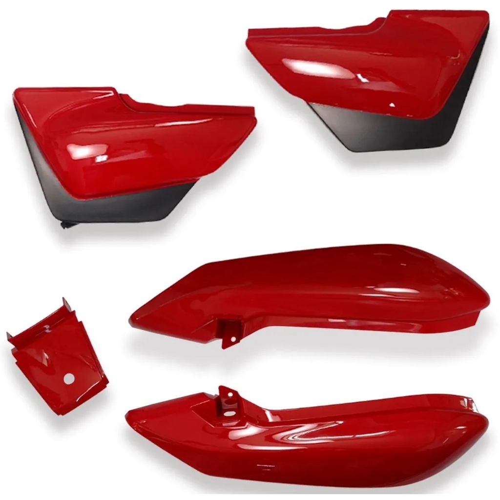 Kit Carenagem Tampa Lateral e Rabeta Suzuki Yes 125
