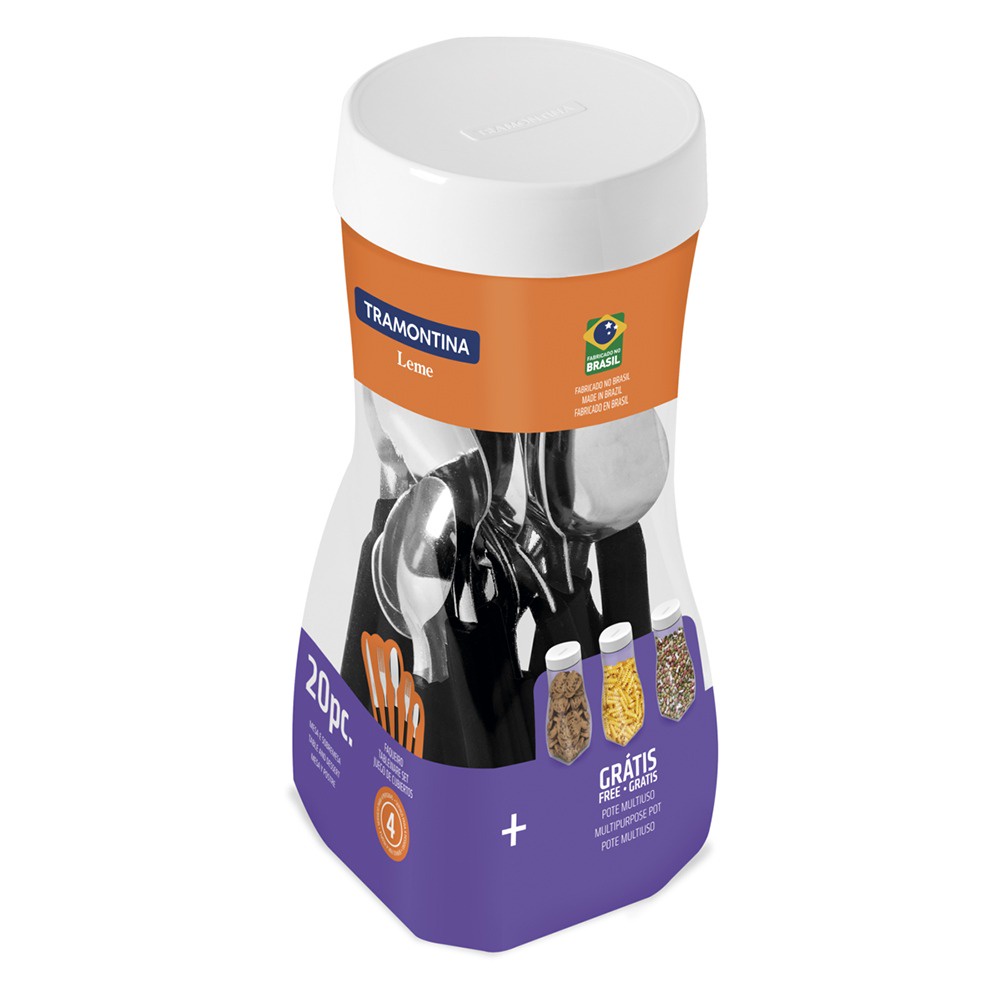 Faqueiro Leme Inox 20 Peças Tramontina