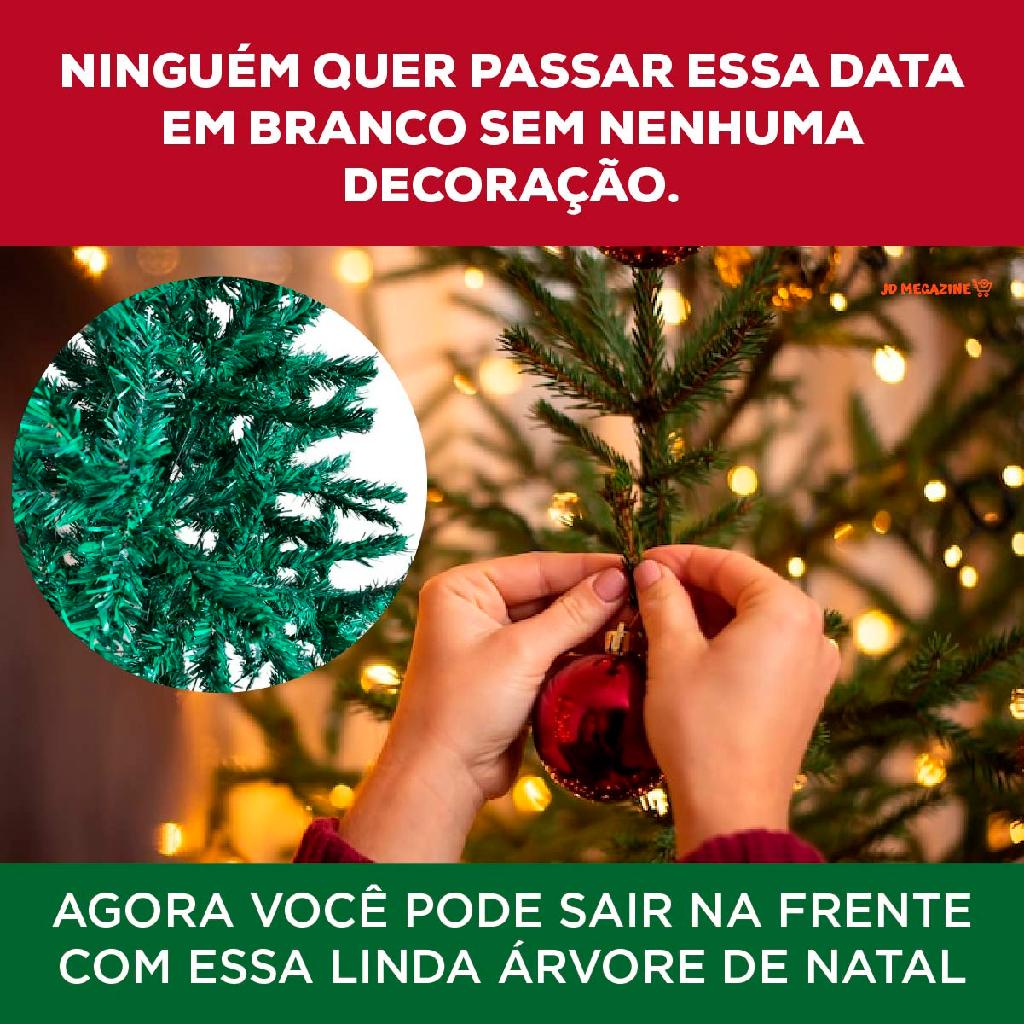 Árvore De Natal Luxo 1,50 Altura Base Metal 380 Galhos | Shopee Brasil