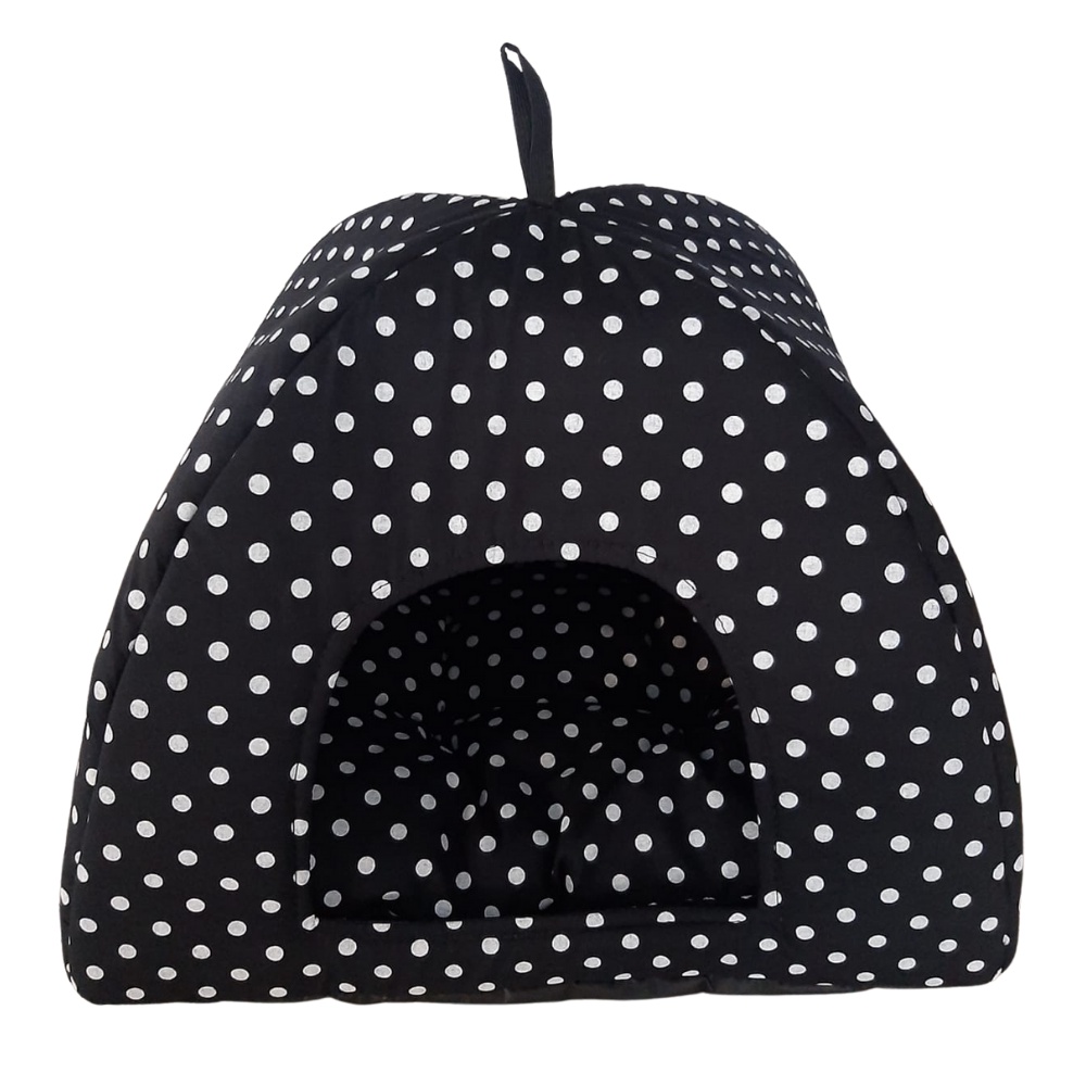 Cama Pet 2x1 Casa Cabana Toca Iglu Almofada Para Cães E Gato