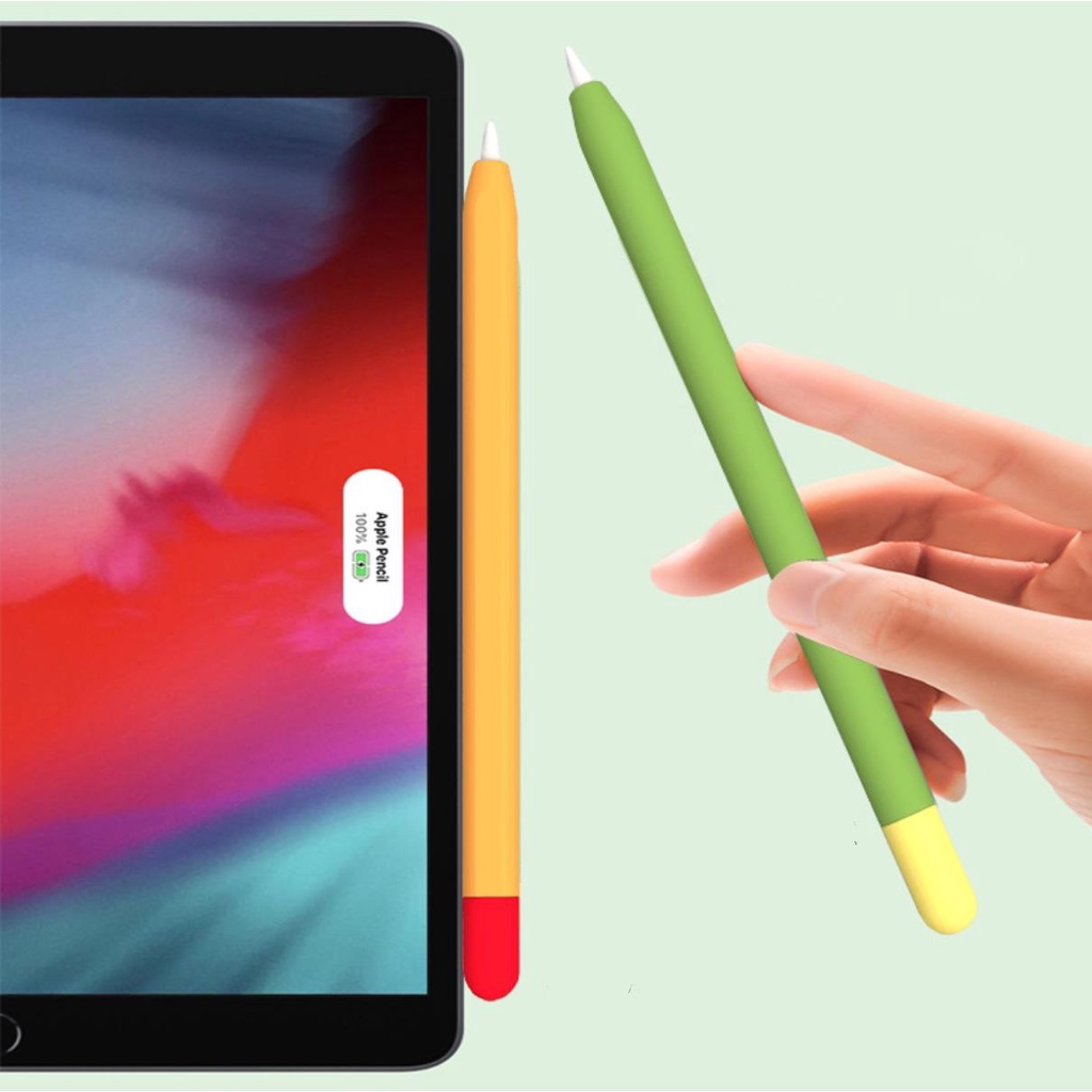 Capa Case Silicone Para Apple Pencil  2ª Geração  1ª Geração