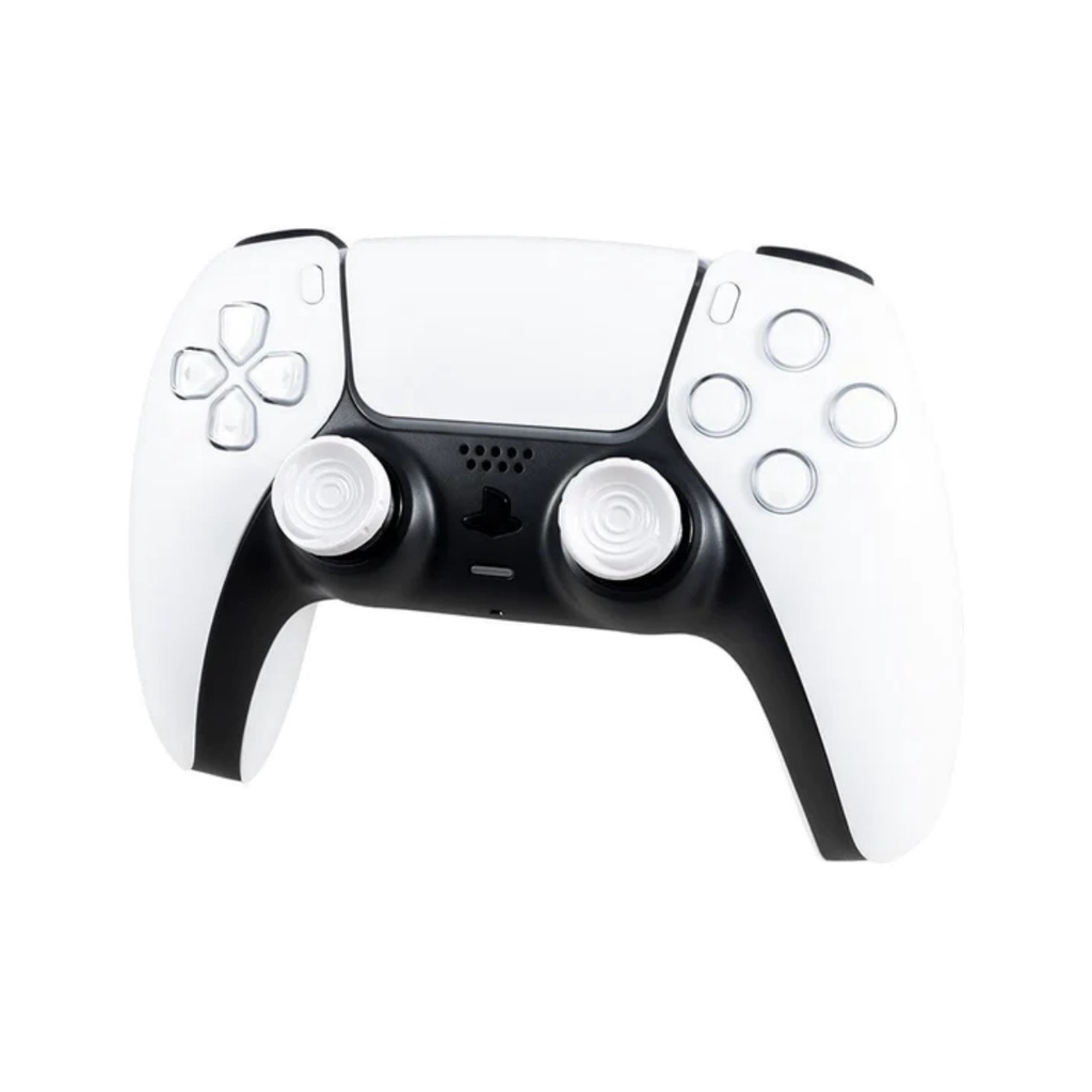 Par de Grip Extensor CQC Rush Branco White Para Controle de Ps4 e Ps5