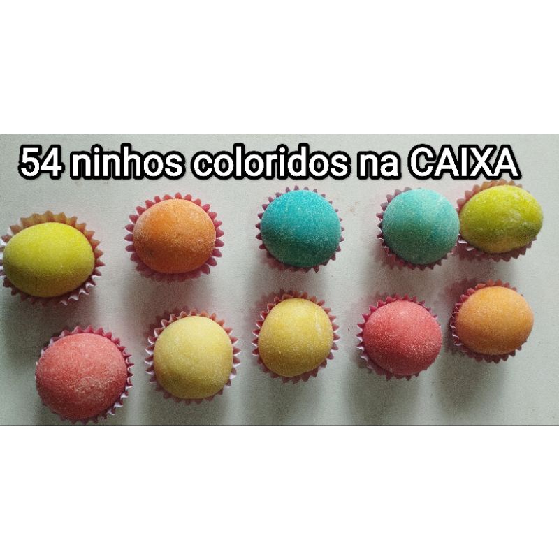 leite em pó doce colorido ninho 54 unidades na CAIXA