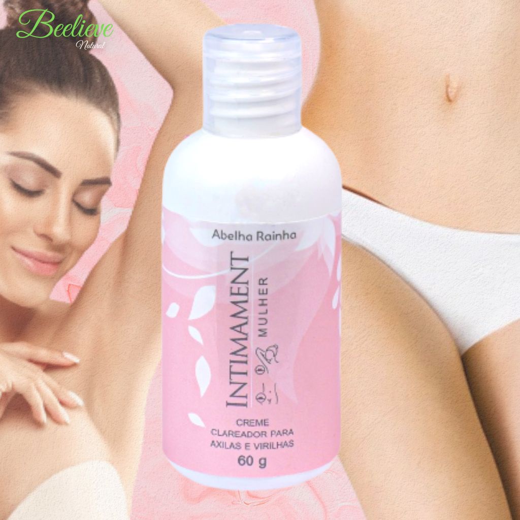 Creme Clareador Para Axilas e Virilhas Intimament Mulher Abelha Rainha 60g em Oferta na Shopee