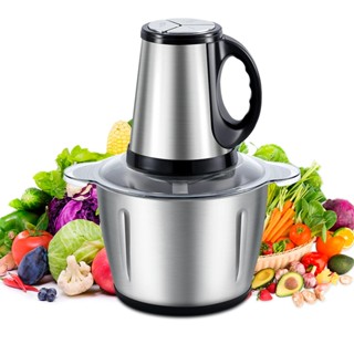3L Picador De Alimentos Moedor De Carne Mixer Elétrica Processador Cozinha Casa Alho - 110v- NO BRASIL