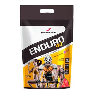 Enduro 4:1 Recovery Support - Suplemento Em Pó Bodyaction - Repositor Energético Sabor Morango Em Refil De 1.125kg