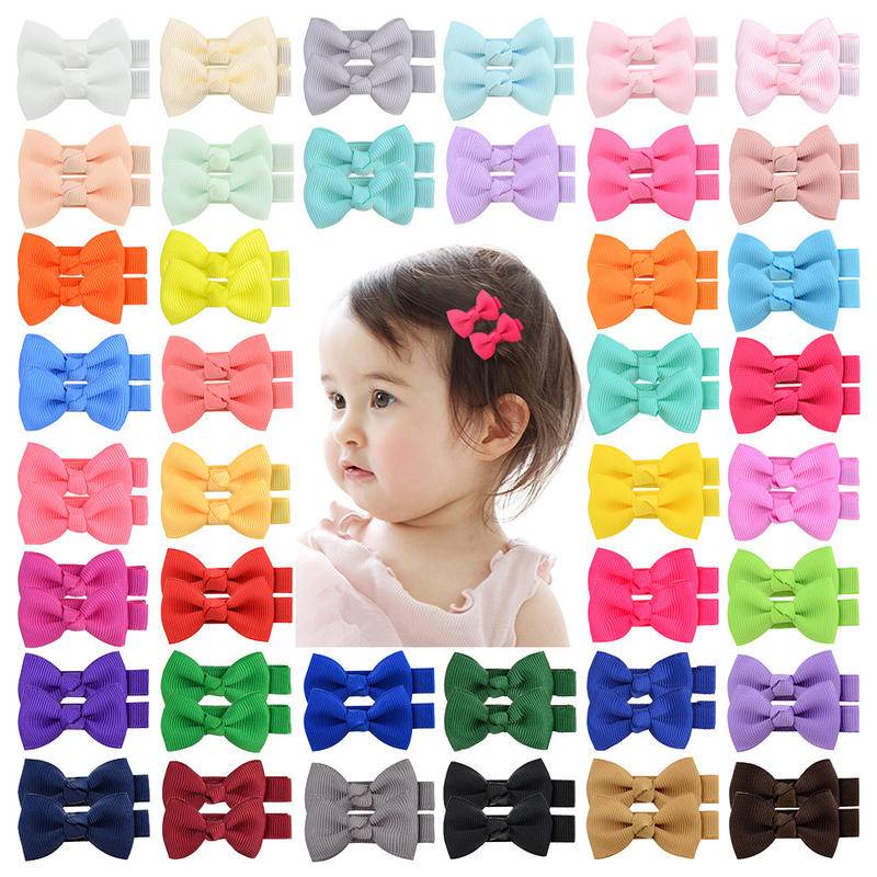 [ Kit 10 pçs ] Mini Laços De Cabelo Infantil (Não Machuca O Bebê) Presilha Acessórios Para Cabelo 795