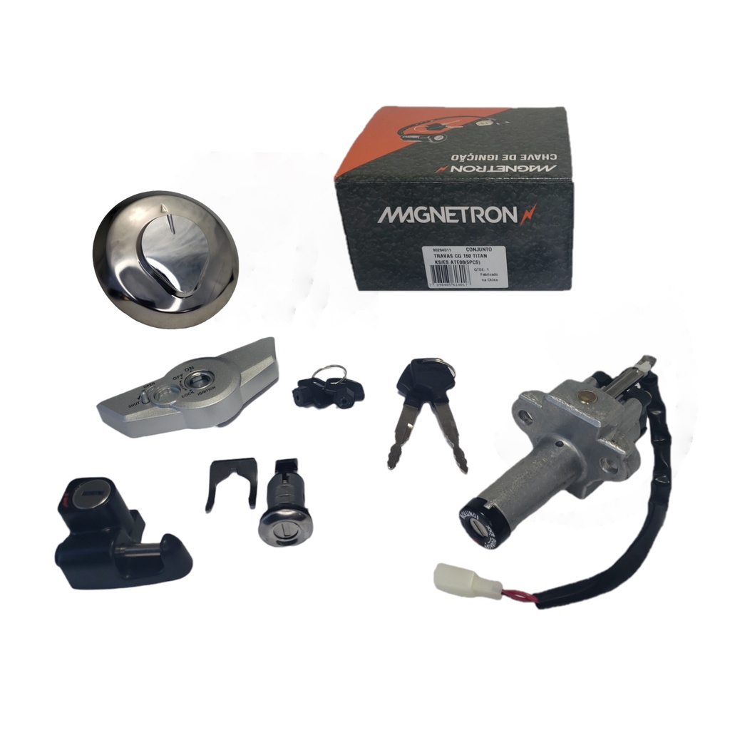 Kit Chave Ignição Cg 150 Titan 2004 2005 2006 2007 2008 5pçs em Oferta na Shopee