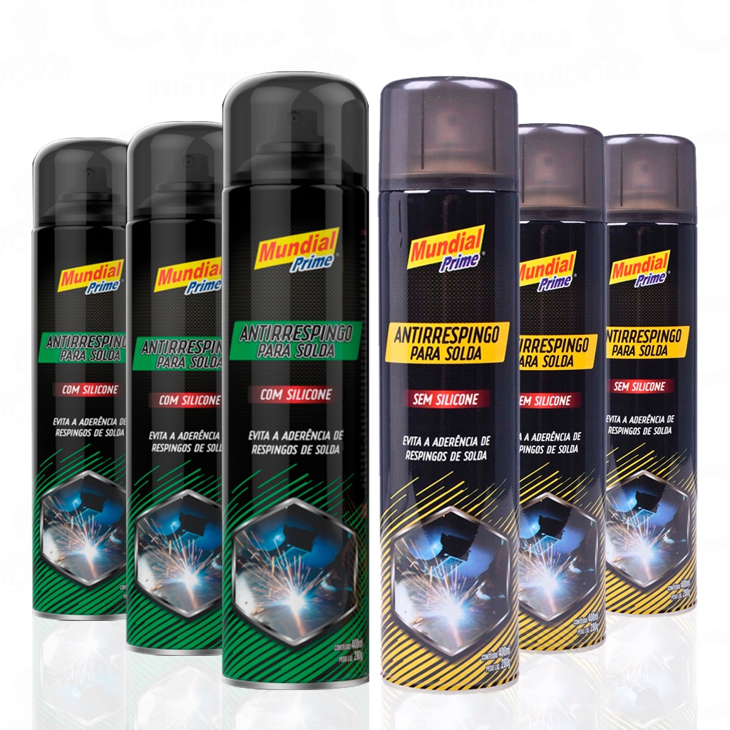 Kit Jogo 6 Antirrespingo De Solda Sem  Silicone Ou Com Silicone 280g 400ml Profissional Serralheiro em Oferta na Shopee