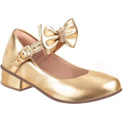 Sapatilha Infantil Feminina Saltinho Com Laço Strass Lacinho Confort Boneca Salto Baixo Alto Festa Moda Confortável