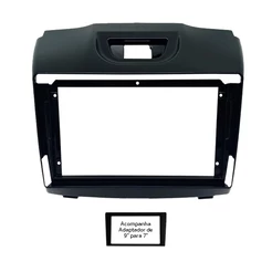Moldura 9" C/ Adaptador 7" GM S10, Trailblazer 2013 à 2015 - Black Piano