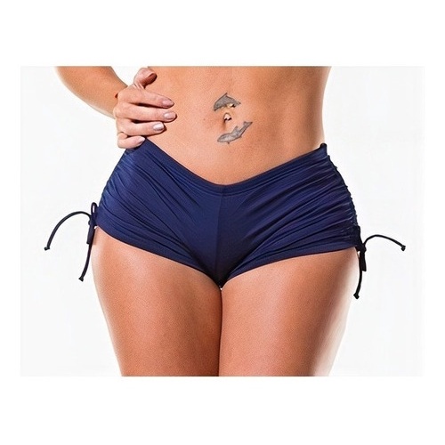 Biquíni Shortinho Trajes De Banho Calcinha Bionda Moda Praia