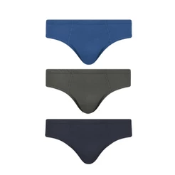Kit com 3 Cuecas Slip Selene 11910-001