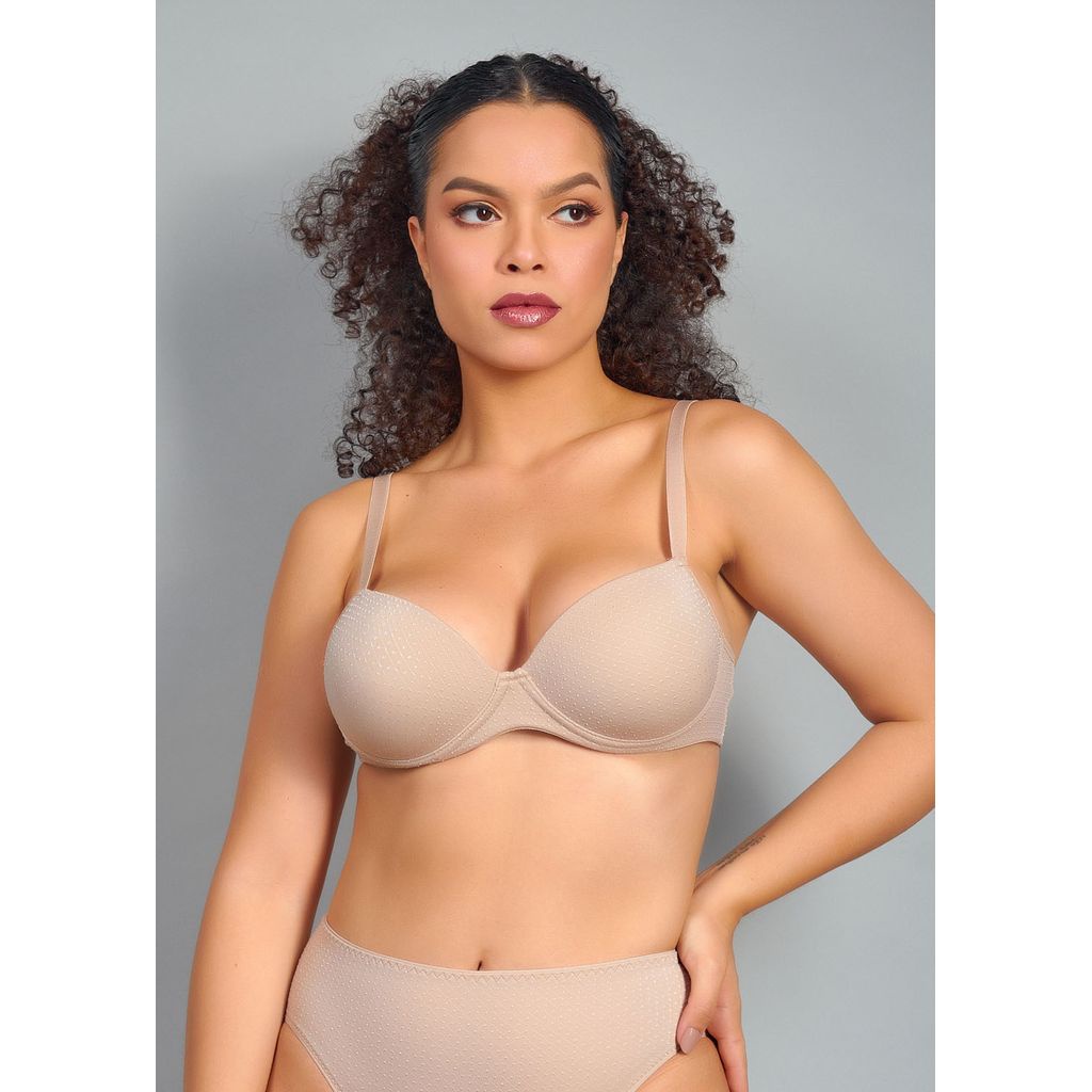 Sutiã Tradicional Duloren Com Bojo Estruturado E Aro Emotions BEIGE FONCÉ Plus Size em Oferta na Shopee