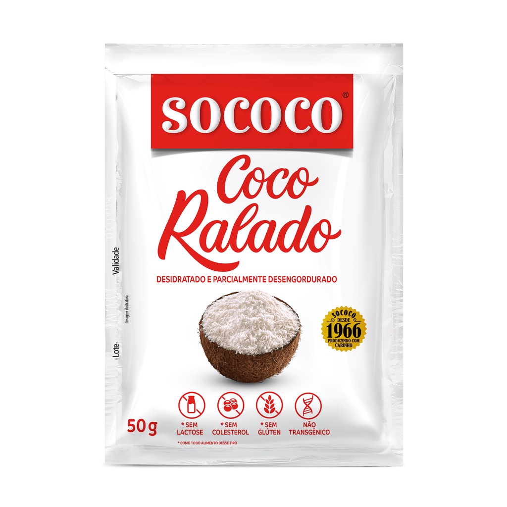 Promoção Coco Ralado - Sococo 50gr - Classificados D