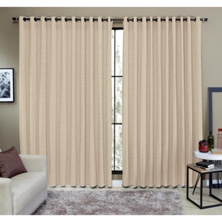 Cortina Longa Para Quarto Ou Sala Tecido Rustico 2,00 X 2,30 em Oferta na Shopee