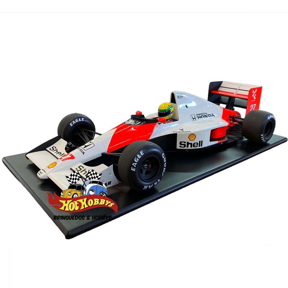 Miniatura Mclaren Honda Ayrton Senna Mp4/5b 1:12 Minichamps Original