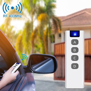 Transmissor 433Mhz Controle Remoto De RF Universal Sem Fio 4 Botões 1527 Código De Aprendizagem Para Gadgets Interruptor De Luz Abridor De Portas De Garagem