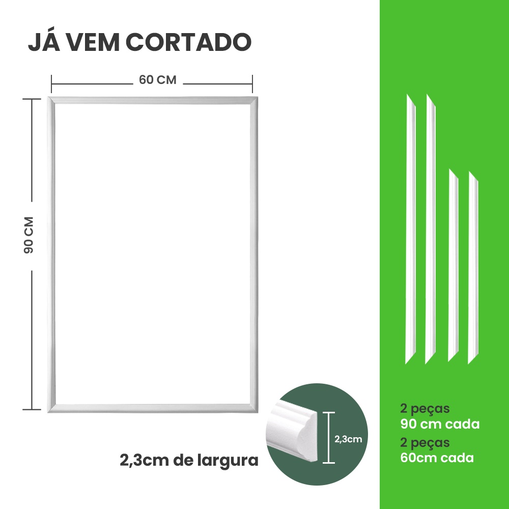 Roda Meio Boiserie Eva Autocolante 60x90cm (Cortado) em Oferta na Shopee