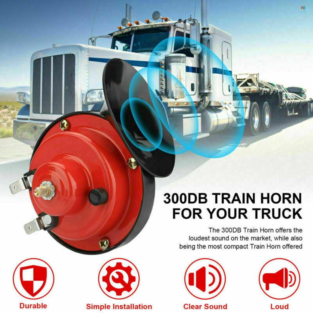12-V 300dB Buzina De Trem À Prova D'água Para Carro De Barco De Motocicleta SUV