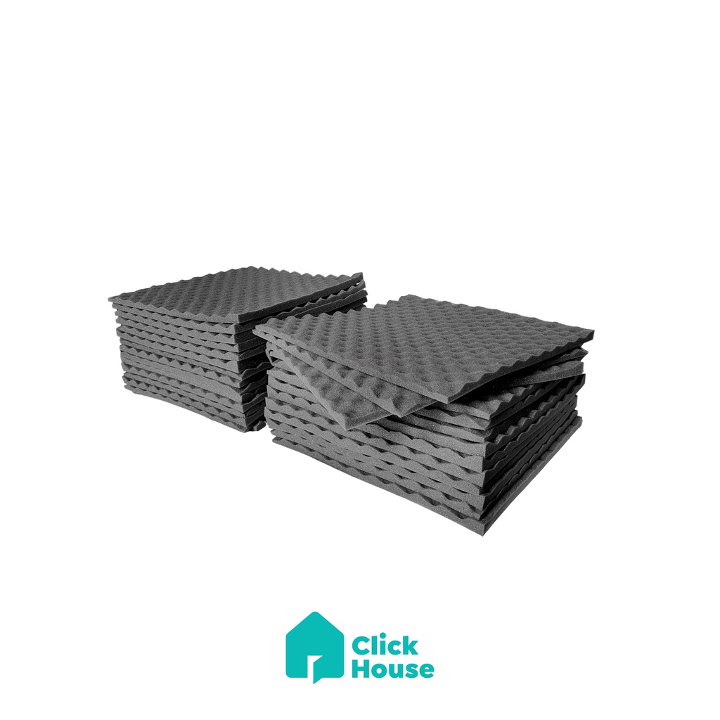 Kit 10 Espuma Acústica Antichamas 50x50x2 Cm