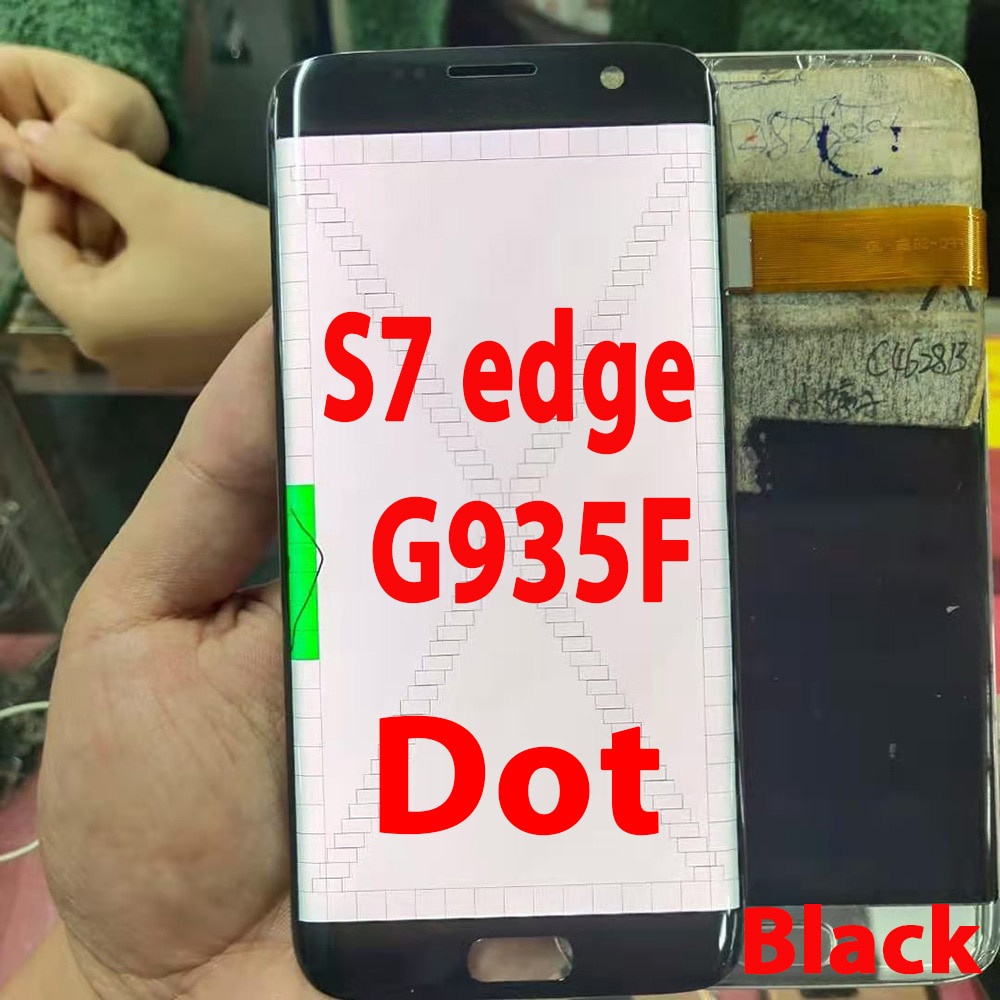 Original Tem Ponto 5,5 & quot ; LCD Para Samsung Galaxy S7 Edge G935 G935F G935FD Tela Touch Screen component Digital Venda Única