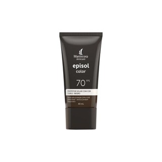 Mantecorp Episol Color Protetor Solar Facial FPS70 Tom 6 Negro 40ml em Oferta na Shopee