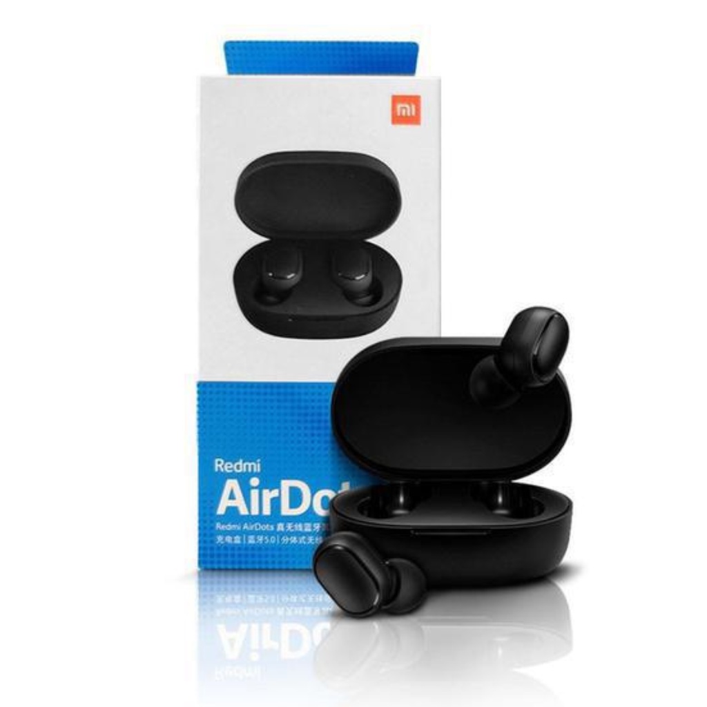 Fone Sem Fio Redmi Airdots Xiaomi TWS Bluetooth Preto | Shopee Brasil