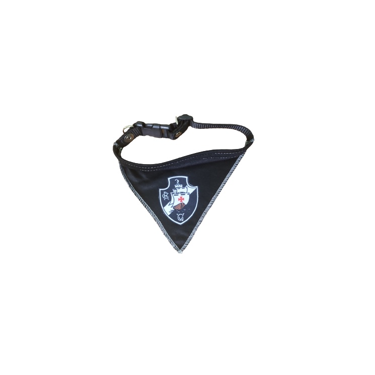 Coleira Com Bandana Pet Futebol - Vasco