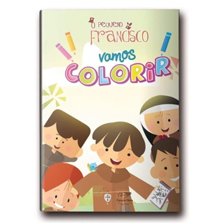 Livro Pequeno Francisco - Vamos Colorir em Oferta na Shopee
