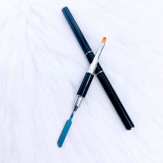 01 Pincel Espátula Nail Unha Arte Manicure Ponta Extensão Acrílico