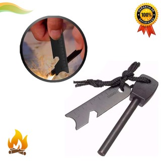 Pederneira Magnesio Macica Acendedor De Fogo Camping Pesca
