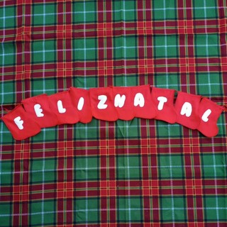 Decoração de natal, meia de natal, feliz natal, meia de natal vermelha escrito, enfeite de natal