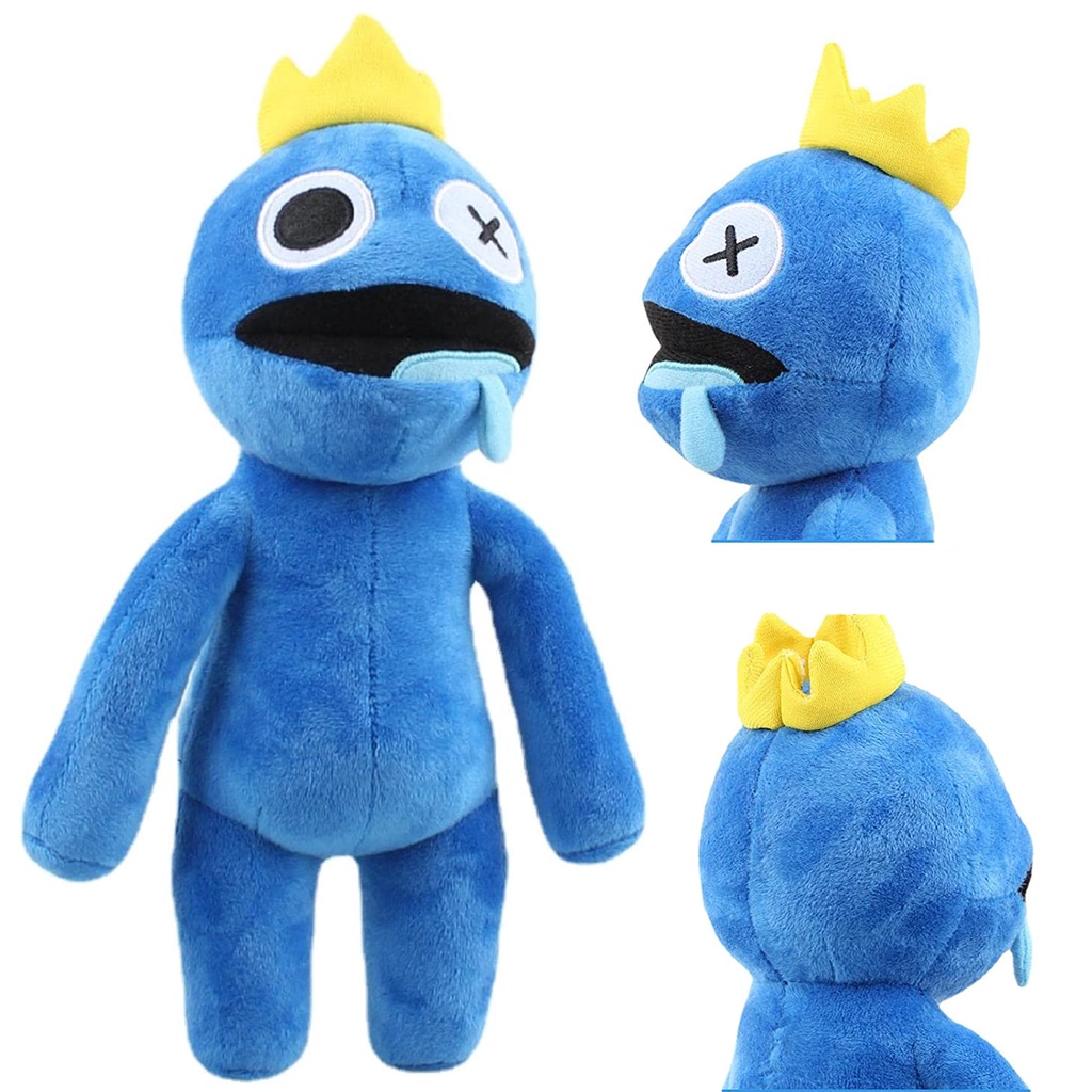 Boneco Rainbow Friends Blue Babao Azul Roblox 30cm