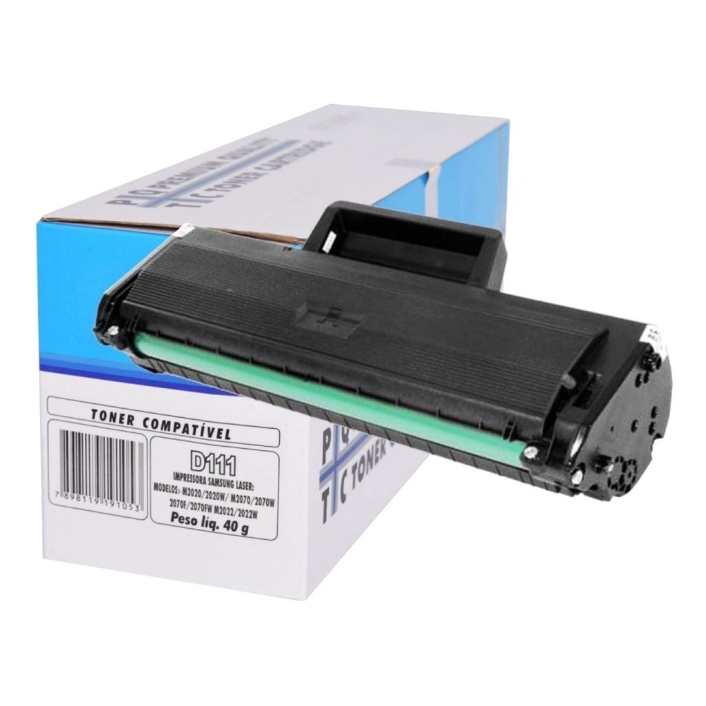 Toner Compativel para Samsung D111 Mlt-d111s M2020 M2070 M2070w M2020w Xpres