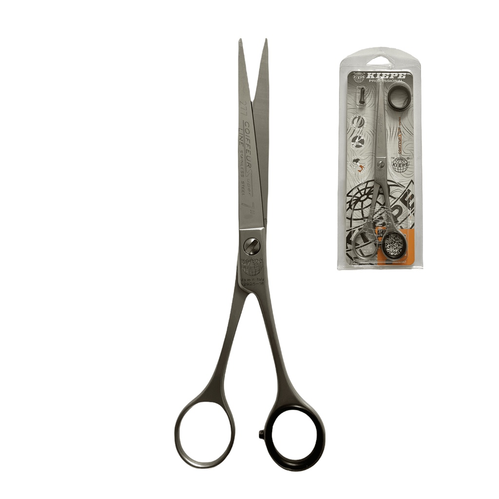 Tesoura Laser Profissional Cabelo 7 Polegadas Kiepe Barbeiro