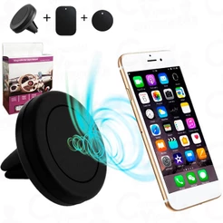 Suporte Magnético Veicular Carro Para Celular Smartphone Acessório Prático Universal