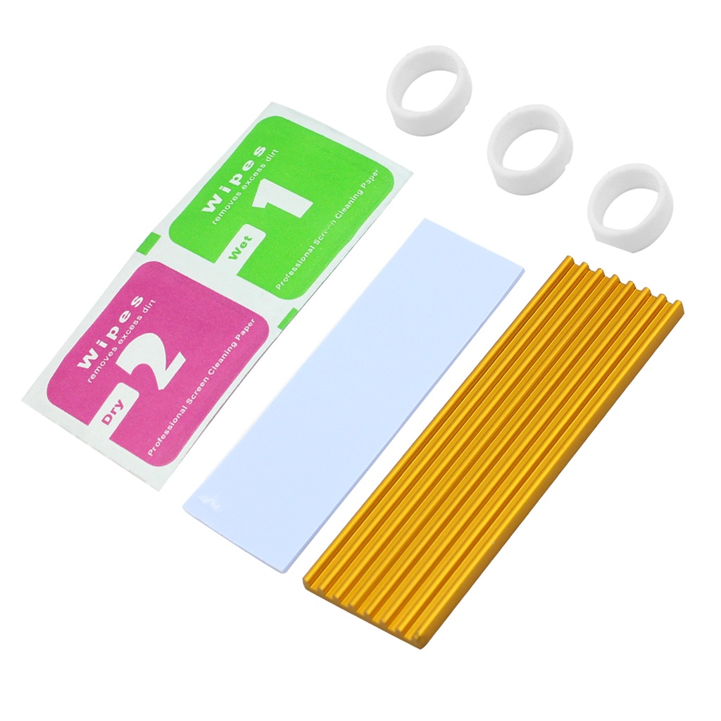 Dissipação De Calor De Alumínio Para Dissipador 3mm/6mm De Espessura NVME NGFF M . 2 SATA PCI-E SSD