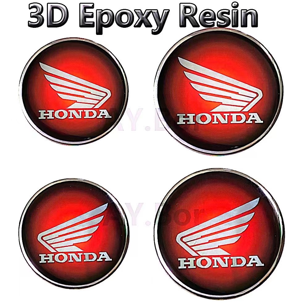Motocicleta Resina Epóxi Emblema Decalque Adesivo Para Tanque Honda CB400 CBR600RR CB650R CB500X CBR250RR CBR1000RR CBR919 CRF1000L